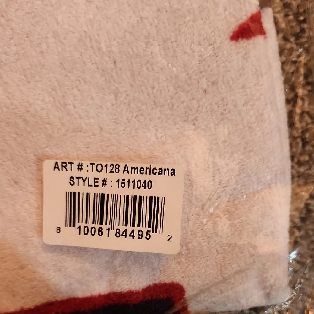 Hurley Vibrant Red and White Towel